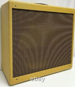 Narrow Panel Tweed Pro 1x15 Combo Guitar 5E5 Amplifier Speaker Cabinet