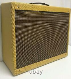 Narrow Panel Tweed Twin Low Power Guitar 5e8 Amplifier Combo Speaker Cabinet