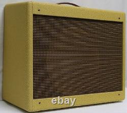 Narrow Panel Tweed Vibrolux Guitar 5F11 Amplifier Combo Speaker Cabinet