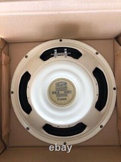 Near Mint Celestion Cream 12 Inch 90 Watt 8 Ohm Alnico Guitar Speaker & Box