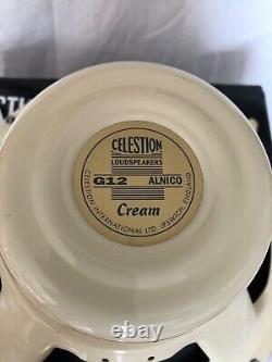 Near Mint Celestion Cream 12 Inch 90 Watt 8 Ohm Alnico Guitar Speaker & Box