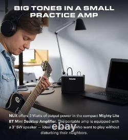 New NUX Mighty Lite BT-BLK Portable Mini Guitar Amp Limited Edition Black