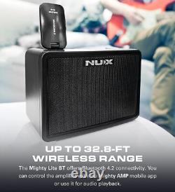New NUX Mighty Lite BT-BLK Portable Mini Guitar Amp Limited Edition Black