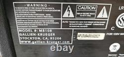 Nice Gallien Krueger MB108 25-Watt Ultra Lightweight 1x8 Combo Amp, Lightly Used