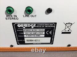 Orange 6 watt battery operated guitar amplifier