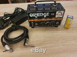 Orange Micro Dark 20 Watt Amp Head with Bag, Speaker Cable and Extra Tube