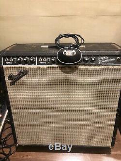 Original 1965 Fender Super Reverb Blackface Amp with Jensen P10Q Speakers