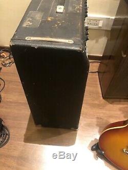 Original 1965 Fender Super Reverb Blackface Amp with Jensen P10Q Speakers