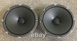 (PAIR) WEBER C8RS-8 Guitar Speaker 8 8 Ohm 15 Watts New Old Stock