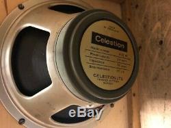 Pair 2x Vintage 1968 Celestion G12M T1221 12 25w Greenback Speakers Drivers 003