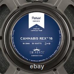 Pair Eminence Patriot Cannabis Rex 12 inch Lead Rhythm Guitar Speaker 16 ohm 50W