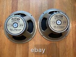 Pair Of Celestion G12H 70th Anniversary Guitar Speakers