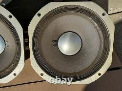 Pair Of Jbl E110 10 8 Ohm Guitar Speaker