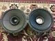 Pair Of Vintage Cletron 12 Speakers 4 Ohm Guitar Amplifier Ribbed Whizzer