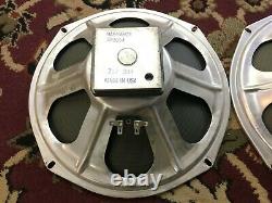 Pair of Vintage CTS 12 Speakers 4 Ohms Guitar Amplifier