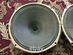 Pair of Vintage CTS 12 Speakers 4 Ohms Guitar Amplifier