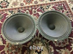 Pair of Vintage Oxford 12 Speakers 4 Ohms Guitar Amplifier