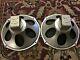 Pair Of Vintage Zenith 12 Speakers 6 Ohms Guitar Amplifier Ribbed Cone
