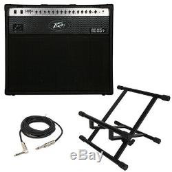 Peavey 6505 Plus 112 Electric Guitar 60W Combo Amp 12 Speaker Amplifier & Stand