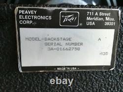 Peavey Backstage Electric Guitar Amp with New Peavey Marvel Speaker