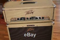 Peavey Classic 50 With115E Speaker Cab Tube Guitar Amp Tweed