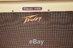 Peavey Classic 50 With115E Speaker Cab Tube Guitar Amp Tweed