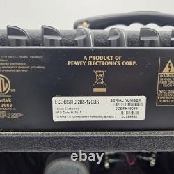 Peavey Ecoustic E208 30W 2x8 Acoustic Guitar Combo Amplifier 03599680 Tested