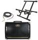 Peavey Ecoustic E208 Acoustic Combo 30w Amp (2) 8 Speakers Stand & 1/4 Cable