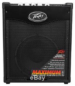 Peavey Max 110 Electric Bass Guitar Amplifier Combo Amp+10 Speaker+Cable