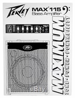 Peavey Max 115 300w Ported Bass Guitar Amplifier Combo Amp with15 Speaker+Tweeter