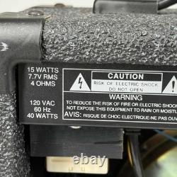 Peavey Rage 158 Guitar Teal Stripe Amp 15W Vintage Guitar Amplifier Made in USA