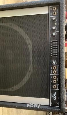 Peavey TKO 75 Black Bass Guitar Combo Amplifier with1/4 Cable Amp tko75 75w 1x15