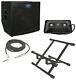 Peavey Tnt115 Bass Guitar Combo 600w Amp 15 Speaker With Footswitch Cable & Stand