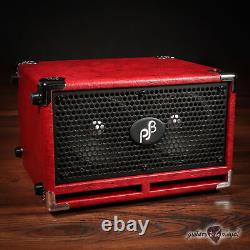 Phil Jones Bass C2 Compact 2x5 200W 8-ohm Speaker Cabinet with Cover Red