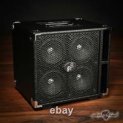 Phil Jones Bass C4 Compact 4x5 400W 8-ohm Speaker Cabinet with Cover Black