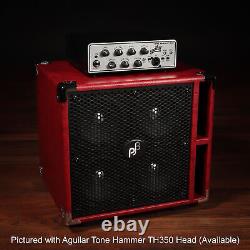 Phil Jones Bass C4 Compact 4x5 400W 8-ohm Speaker Cabinet with Cover Red