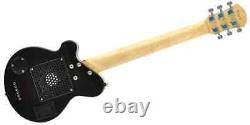 Pignose PGG-200 BK Mini Electric Guitar Black Built-in Amplifier 22 Frets withCase
