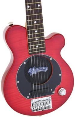 Pignose PGG-200FM SR Mini Electric Guitar See-through Red Built-in Amplifier F/S
