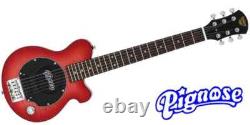 Pignose PGG-200FM SR Mini Electric Guitar See-through Red Built-in Amplifier F/S
