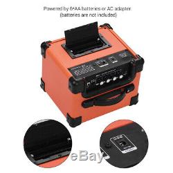 Portable BT Electric Guitar Amplifier Speaker Speakers Amp 10W Two Channels R0F0