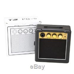 Portable Electric Guitar Amplifier Black Speaker Speakers Amp 5W GT