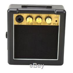 Portable Electric Guitar Amplifier Black Speaker Speakers Amp 5W GT
