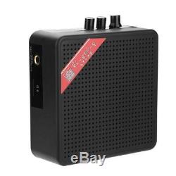 Portable Mini Electric Guitar Amplifier Speaker Speakers Amp 5W 9V Black