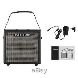 Portable Mini Electric Guitar Amplifier Speaker Speakers Amp 8W 3 Effects Y5R0