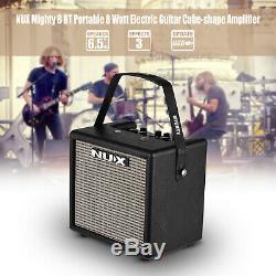 Portable Mini Electric Guitar Amplifier Speaker Speakers Amp 8W 3 Effects Y5R0