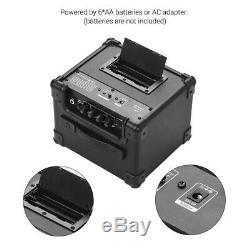 Portable Wireless Electric Guitar Amplifier Speaker Speakers Amp 10W + BT T0X3