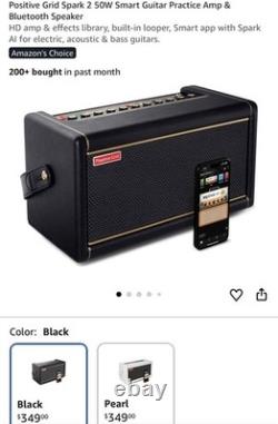 Positive Grid Spark 2 50W Smart Guitar Practice Amp & Bluetooth Speaker