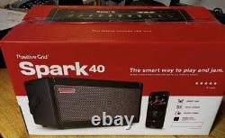 Positive Grid Spark 40 Guitar Amp 40 Watts Bluetooth Wifi Open Box Used MINT