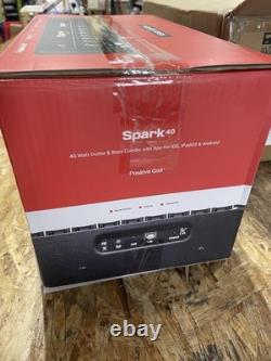 Positive Grid Spark 40W Guitar Combo Amplifier Pearl Edition New