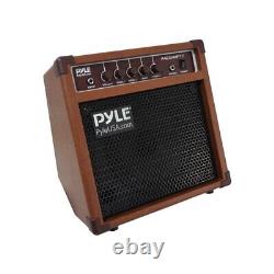 Pyle Portable Electronic Guitar Amplifier-8'' High-Definition Speaker with volume